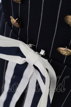 画像4: Amavel / サス付きストライプスカート  ネイビー T-25-12-19-023-CA-SK-SA-ZT