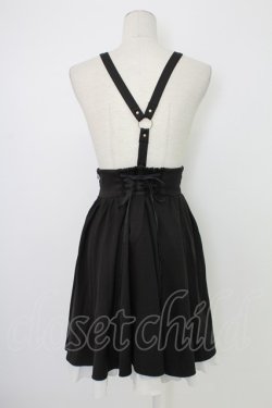 画像2: Amavel / L'Ange Dechu ハーネススカート  黒Ｘ白 T-25-12-19-024-CA-SK-SA-ZT