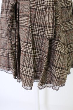 画像3: LIZ LISA / チェック巻き風スカパン  ブラウン T-25-12-19-027-LO-SK-SA-ZT