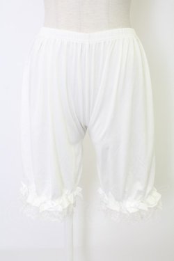 画像1: m petit by misako / AM3ブキモウドロワーズ M〜L 白 T-25-12-19-029-LO-PA-SA-ZT