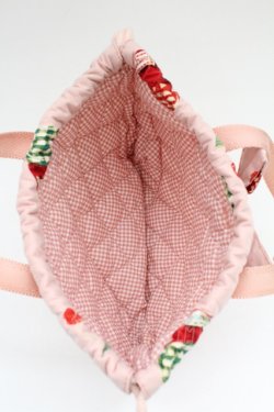 画像3: BABY PINK HOUSE / チェリージャムpt巾着ポーチ  ピンク T-25-12-19-034-0-BG-SA-ZT