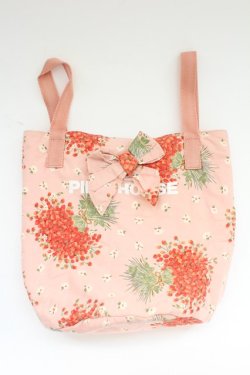 画像1: BABY PINK HOUSE / 苺ブーケptバケツバッグ  ピンク T-25-12-19-035-0-BG-SA-ZT