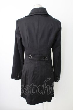 画像2: BPN / フロント3つボタンロングジャケット  黒 T-25-12-21-031-GO-JA-SA-ZT