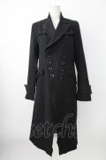 BPN FOR MEN / Wボタンロングジャケット  黒 T-25-12-21-032-GO-JA-SA-ZT