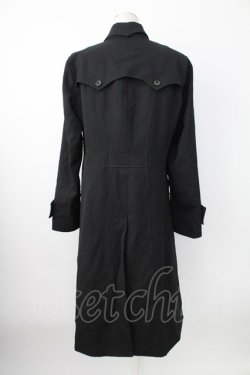 画像2: BPN FOR MEN / Wボタンロングジャケット  黒 T-25-12-21-032-GO-JA-SA-ZT