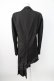 画像2: CIVARIZE / アシンメトリープリーツロングテーラードジャケット 44 黒 T-25-12-21-033-GO-JA-SA-ZT (2)