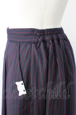 画像3: Rydia / ストライプ&コビニャー刺繍ポケットスカート  ネイビーｘ赤 T-25-12-21-035-PU-SK-SA-ZT