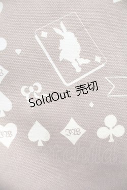 画像4: Innocent World / トランプうさぎトートバッグ  ブラウン T-25-12-21-039-IW-BG-SA-ZT