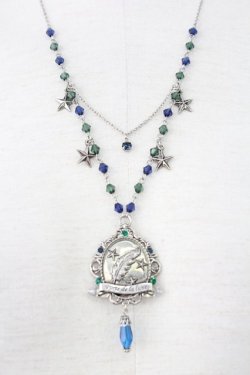 画像1: axes femme / 羽根モチーフネックレス  シルバー T-25-12-21-040-AX-AC-SA-ZT