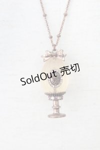 axes femme / ローズカメオ風モチーフネックレス  ピンクゴールド T-25-12-21-042-AX-AC-SA-ZT