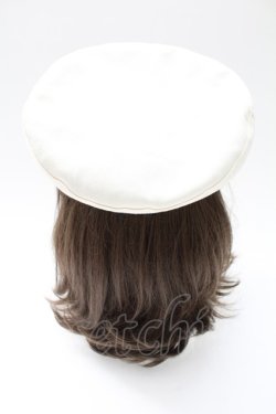 画像3: axes femme / カメオブローチリボンキャスケット  アイボリー T-25-12-21-046-AX-AC-SA-ZT