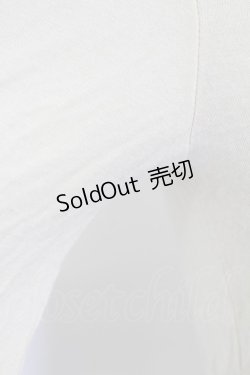 画像4: STEAM / フロントフリル&プリントカットソー  生成り T-25-12-21-003-HN-TO-SA-ZT