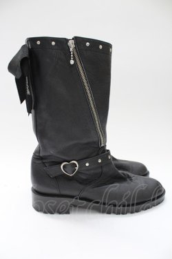 画像4: MILK / エンジニアブーツ L ブラック T-25-12-21-049-ML-SH-SA-ZT