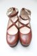 画像2: MILK / Like a dollシューズ L ブラウン T-25-12-21-050-ML-SH-SA-ZT (2)