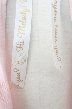 画像3: axes femme / マイメロディ/ニットケープ  ピンク T-25-12-21-008-AX-TO-SA-ZT