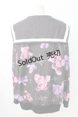 画像2: TRAVAS TOKYO / くまセーラーブルゾン  黒ＸピンクＸパープル T-25-12-21-017-PU-JA-SA-ZT