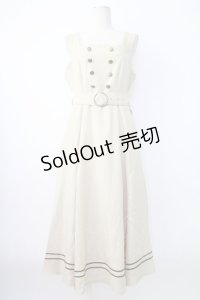 Kurumi Collaboration / マリンアカデミアジャンパースカート L ベージュ T-25-12-21-024-0-OP-SA-ZT