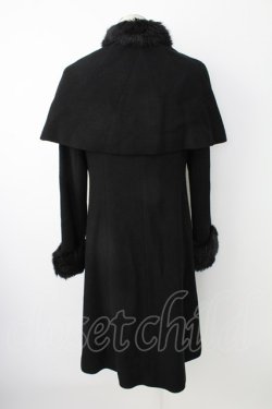 画像2: Jane Marple / ケープ付きコート  黒 T-25-12-21-029-JM-CO-SA-ZT