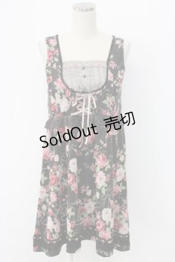 画像1: axes femme / ジャンドレレイヤード風チュニック M クロ T-25-12-22-023-AX-OP-SA-ZT530