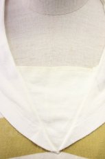 画像5: INGEBORG / セーラー襟ボーダー長袖Tシャツ  イエローストライプ T-25-12-22-003-LO-TS-SA-ZT530 (5)