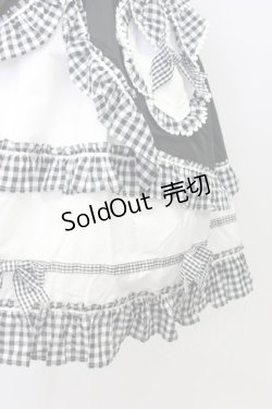 画像5: BABY,THE STARS SHINE BRIGHT / うさくみゃちゃんのLovely Cafeジャンパースカート  黒Ｘ白 T-25-12-22-030-BA-OP-SA-ZT