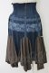 画像2: Rozen Kavalier / スエード2WAYスカート  ブルー×ブラウン T-25-12-22-033-OO-SK-SA-ZT (2)