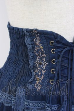 画像3: Rozen Kavalier / スエード2WAYスカート  ブルー×ブラウン T-25-12-22-033-OO-SK-SA-ZT