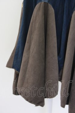 画像4: Rozen Kavalier / スエード2WAYスカート  ブルー×ブラウン T-25-12-22-033-OO-SK-SA-ZT