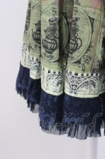 画像4: Ozz Croce / Tea Partyスカート  ブルー T-25-12-22-034-OO-SK-SA-ZT530 (4)