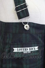 画像4: SUPER LOVERS / タータンチェックサロペット  グリーンＸ黒 T-25-12-22-038-PU-OP-SA-ZT531 (4)
