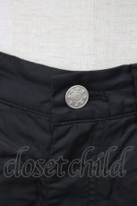 画像4: LISTEN FLAVOR / ZIP切り替えサテンパンツ  黒Ｘシルバー T-25-12-22-039-PU-PA-SA-ZT531 (4)