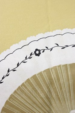 画像4: INGEBORG / 扇プリント長袖Tシャツ  イエロー T-25-12-22-004-LO-TS-SA-ZT