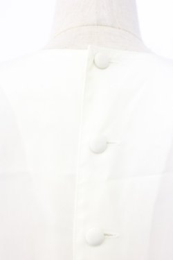 画像3: INGEBORG / ピンタック後ろボタンブラウス  アイボリー T-25-12-22-001-LO-BL-SA-ZT