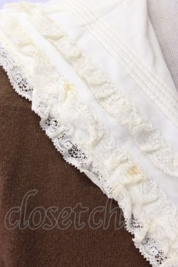 画像4: INGEBORG / セーラー襟Tシャツ  ブラウン T-25-12-22-007-LO-TS-SA-ZT