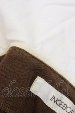 画像8: INGEBORG / セーラー襟Tシャツ  ブラウン T-25-12-22-007-LO-TS-SA-ZT