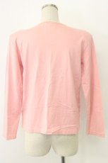 画像2: PINK HOUSE / ロゴ長袖Tシャツ  ピンク T-25-12-22-008-LO-TS-SA-ZT530 (2)
