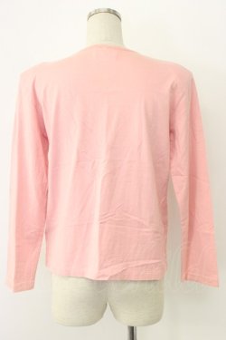 画像2: PINK HOUSE / ロゴ長袖Tシャツ  ピンク T-25-12-22-008-LO-TS-SA-ZT