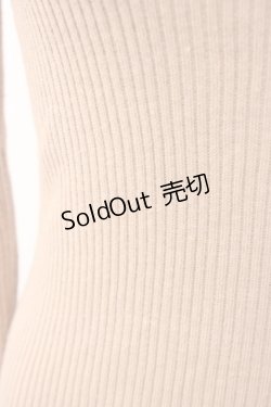 画像4: axes femme / ビジューボトルネックリブプルオーバー M ピンク T-25-12-22-009-AX-TO-SA-ZT