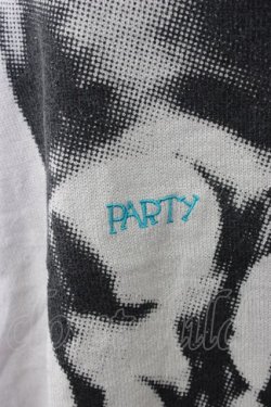 画像3: WORLD WIDE LOVE！(Rydia) / ドクロニットトップス  グレーＸ黒 T-25-12-22-011-PU-BL-SA-ZT