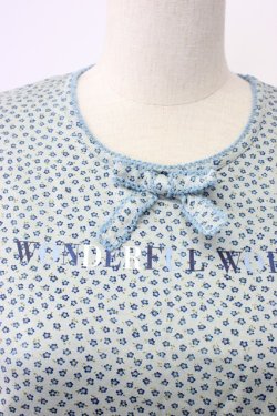 画像3: WONDERFUL WORLD / スミレ小花総柄カットソー  ブルー T-25-12-22-012-LO-TO-SA-ZT