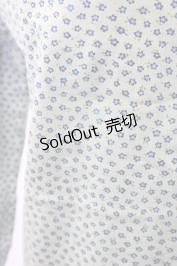 画像4: WONDERFUL WORLD / スミレ小花総柄カットソー  ブルー T-25-12-22-012-LO-TO-SA-ZT530