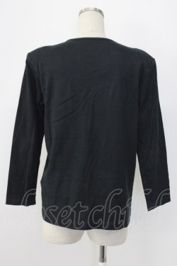 画像2: INGEBORG / ロゴ&リボンTシャツ  ブラック T-25-12-22-015-LO-TS-SA-ZT