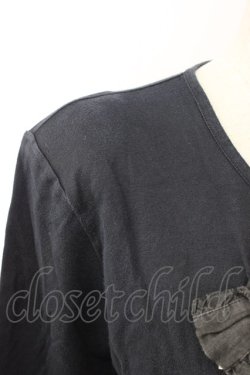 画像4: INGEBORG / ロゴ&リボンTシャツ  ブラック T-25-12-22-015-LO-TS-SA-ZT