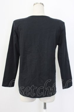 画像2: INGEBORG / フラワープリント長袖Tシャツ  ブラック T-25-12-22-016-LO-TS-SA-ZT