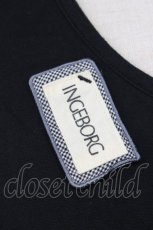 画像3: INGEBORG / ロゴワッペン付き長袖Tシャツ  ブラック T-25-12-22-017-LO-TS-SA-ZT530 (3)