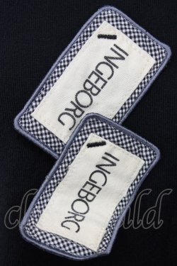 画像4: INGEBORG / ロゴワッペン付き長袖Tシャツ  ブラック T-25-12-22-017-LO-TS-SA-ZT