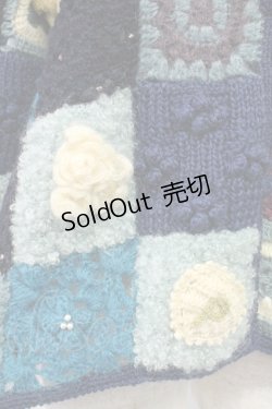 画像5: PINK HOUSE / パッチワークニットカーディガン  青 T-25-12-25-002-LO-TO-SA-ZT