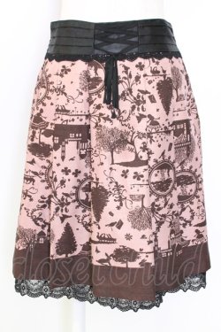 画像1: axes femme / 10thスカート M ピンク T-25-12-25-021-AX-SK-SA-ZT