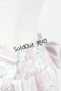 画像3: axes femme Kawaii / ティティ×ベアファミリースカート  ピンク T-25-12-25-022-AX-SK-SA-ZH