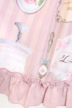 画像4: axes femme kawaii / ティティ×ベアファミリースカート  ピンク T-25-12-25-022-AX-SK-SA-ZT